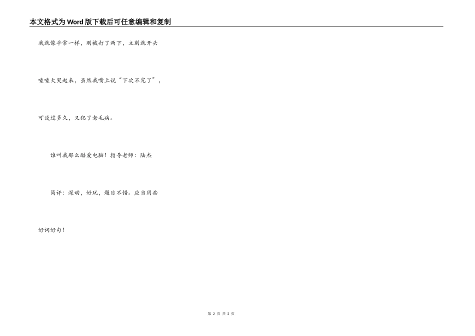 酷爱电脑的我_第2页