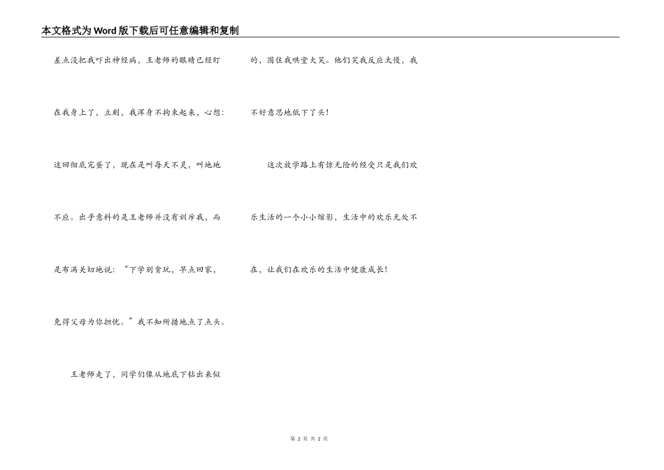 放学路上的快乐_第2页