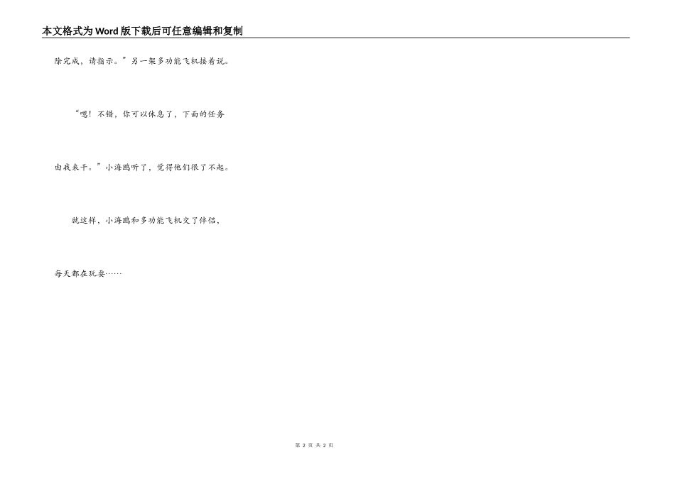 未来的多功能飞机_第2页