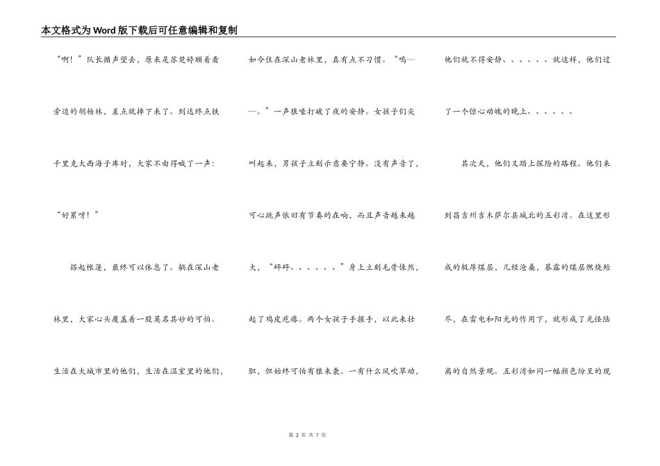 新疆奇幻之旅_第2页