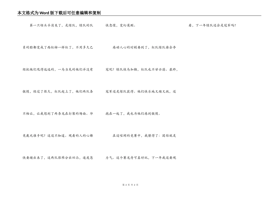 热闹的赛龙舟_第2页