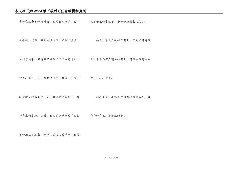 鸭子洗澡（转载）_第2页