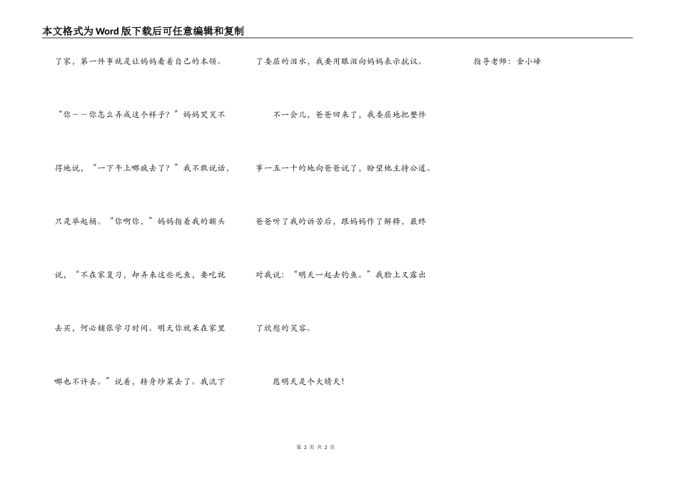 愿明天是个响晴天_第2页