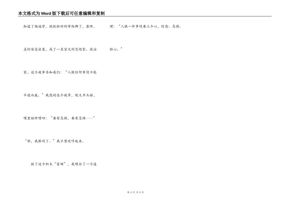 拼积木蜜蜂让我想到了_第2页