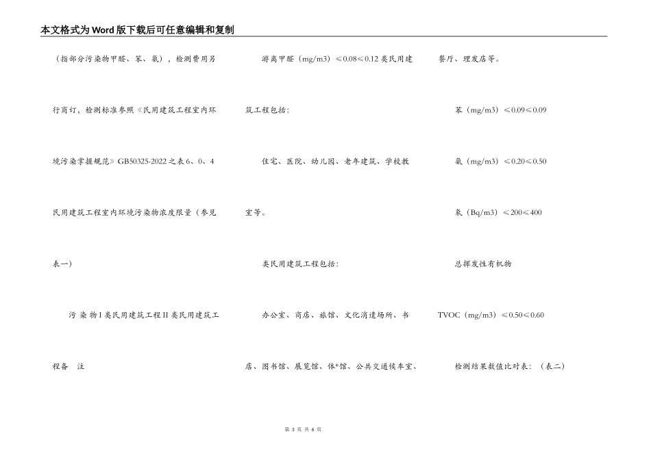 民用建筑工程室内环境污染治理协议书_第3页