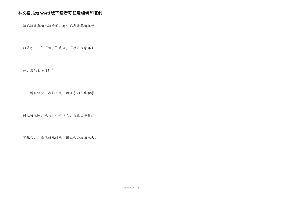 有趣的汉字综合实践_第2页