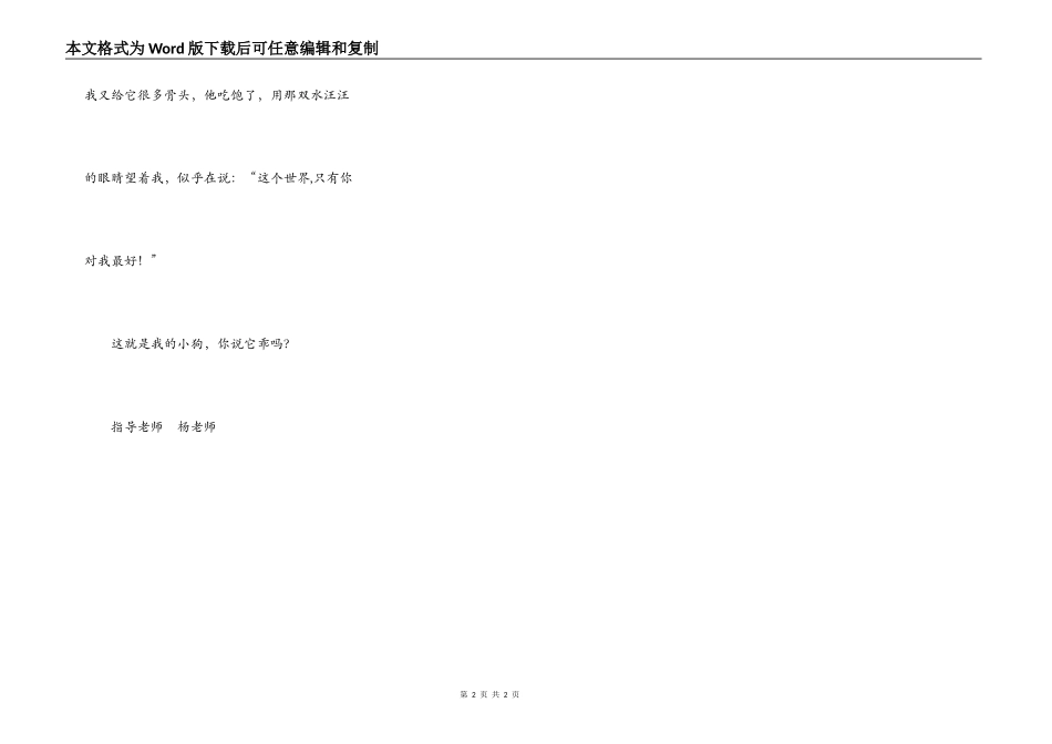 我的动物朋友——乖乖_第2页