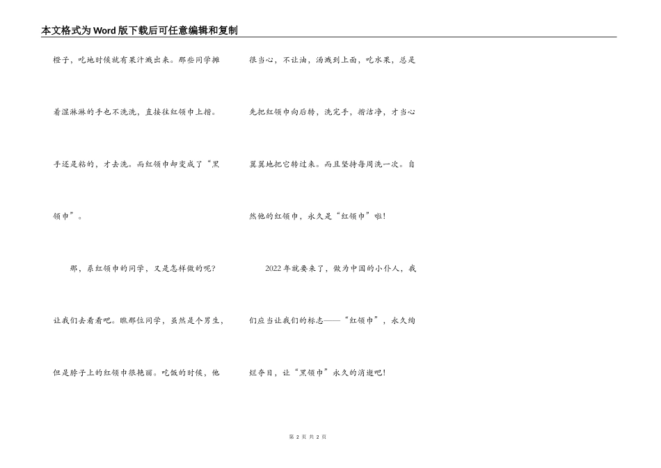 红领巾，黑领巾_第2页