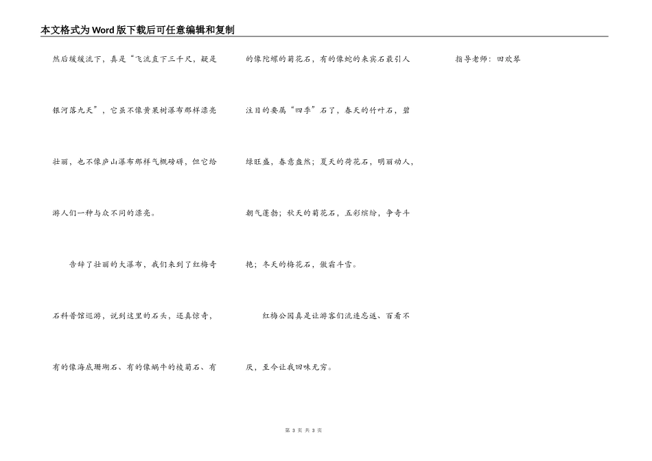 红梅公园游记_第3页