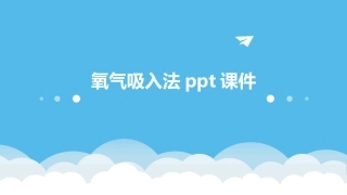 氧气吸入法ppt课件