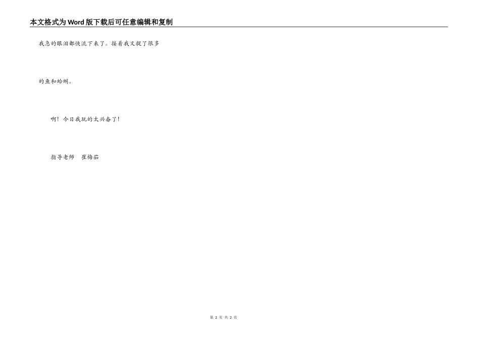 欢乐河的笑声_第2页