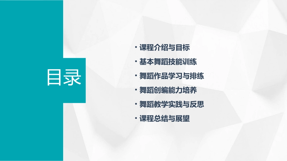 舞蹈教学计划1_第2页