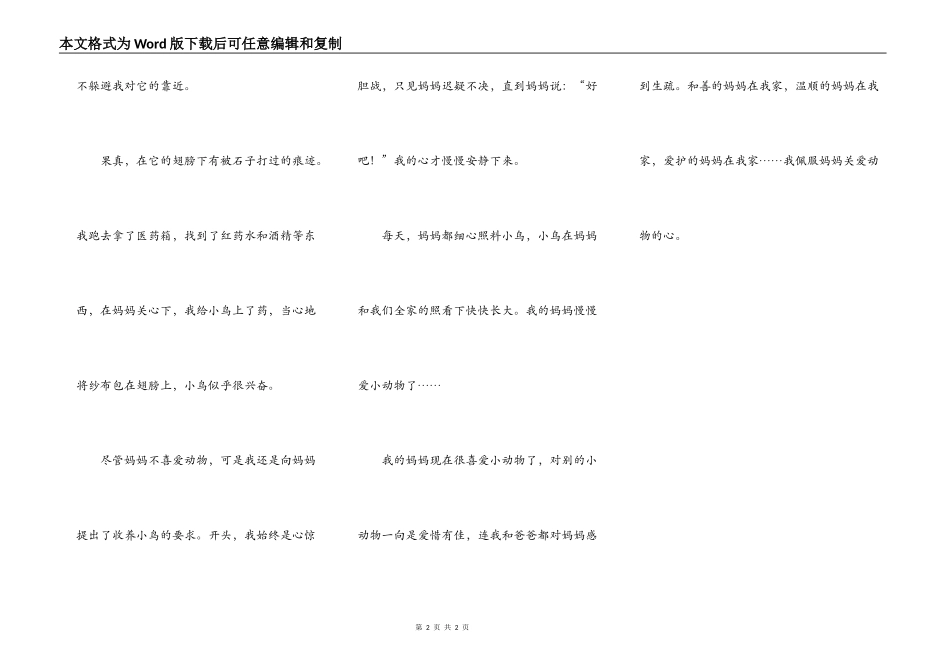 善良的妈妈(小组作文)_第2页