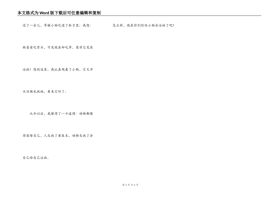狗自己会治病_第2页