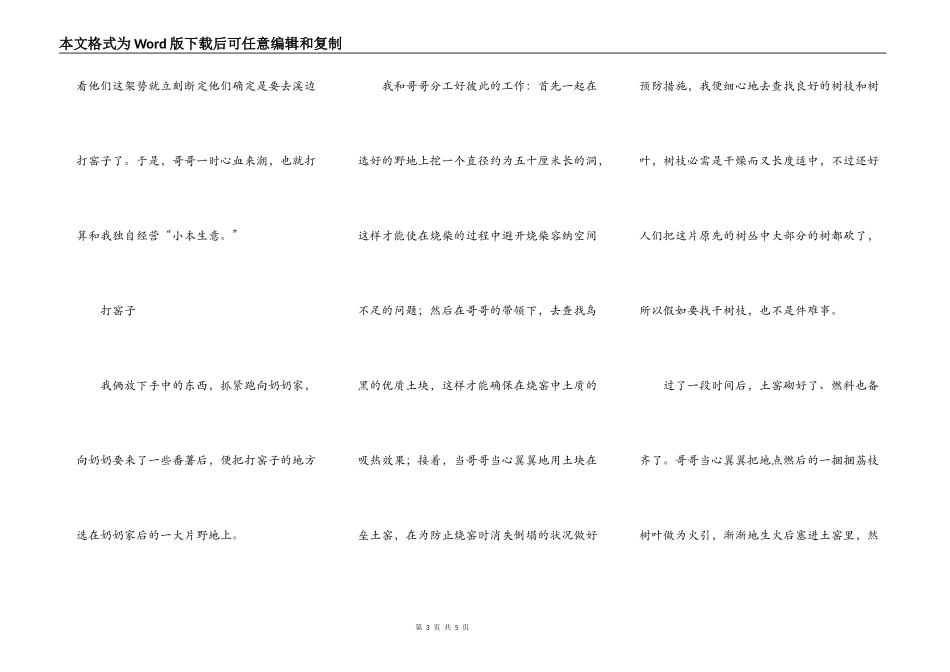 难忘的童年趣事_第3页