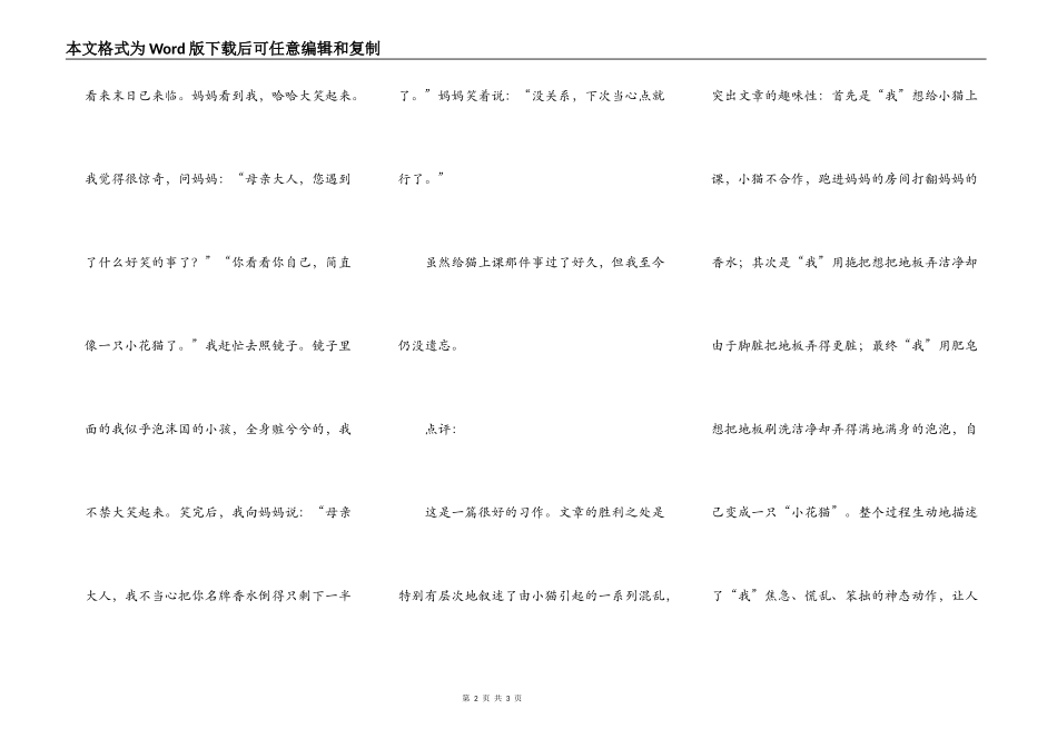 都是小猫惹的祸_第2页