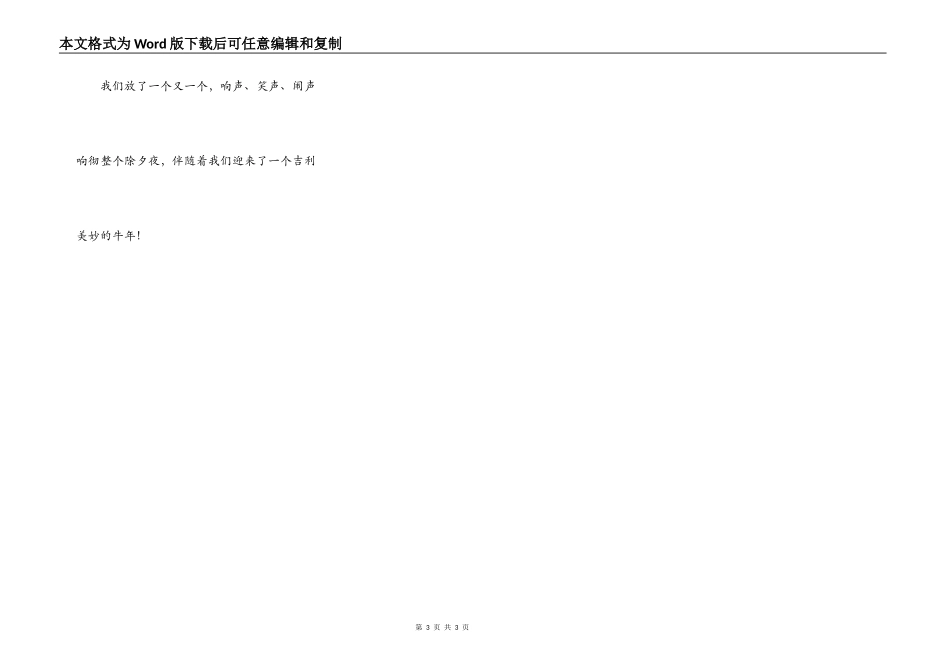 难忘的除夕夜_第3页