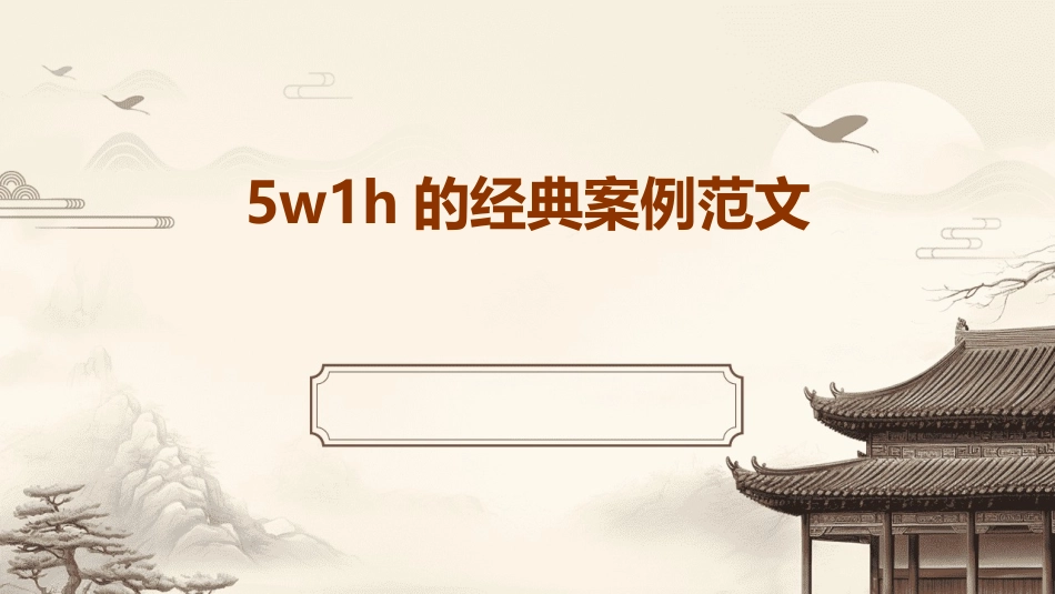 5w1h的经典案例范文_第1页