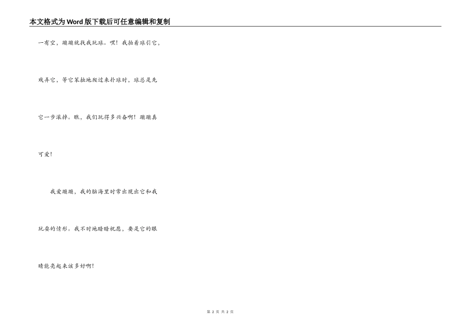 调皮的“小瞎子”_第2页