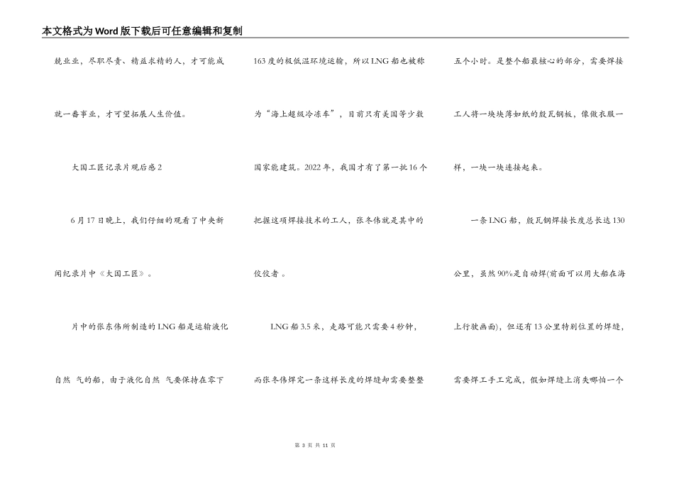 大国工匠记录片观后感_第3页