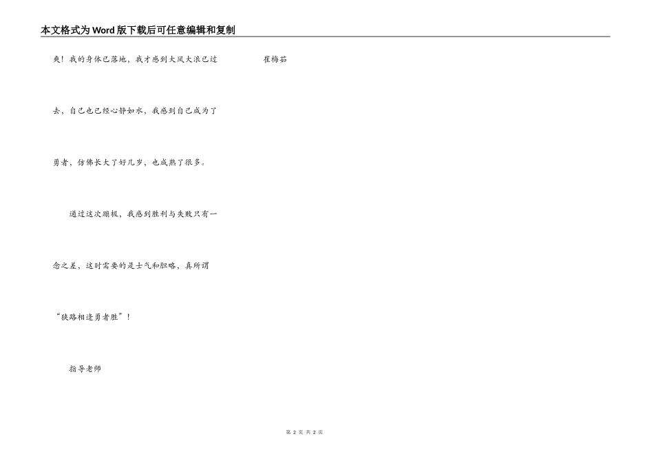 飞翔的感觉真好-陈盾初_第2页