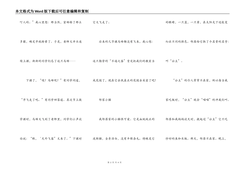 不速之客、邻家小猫_第2页