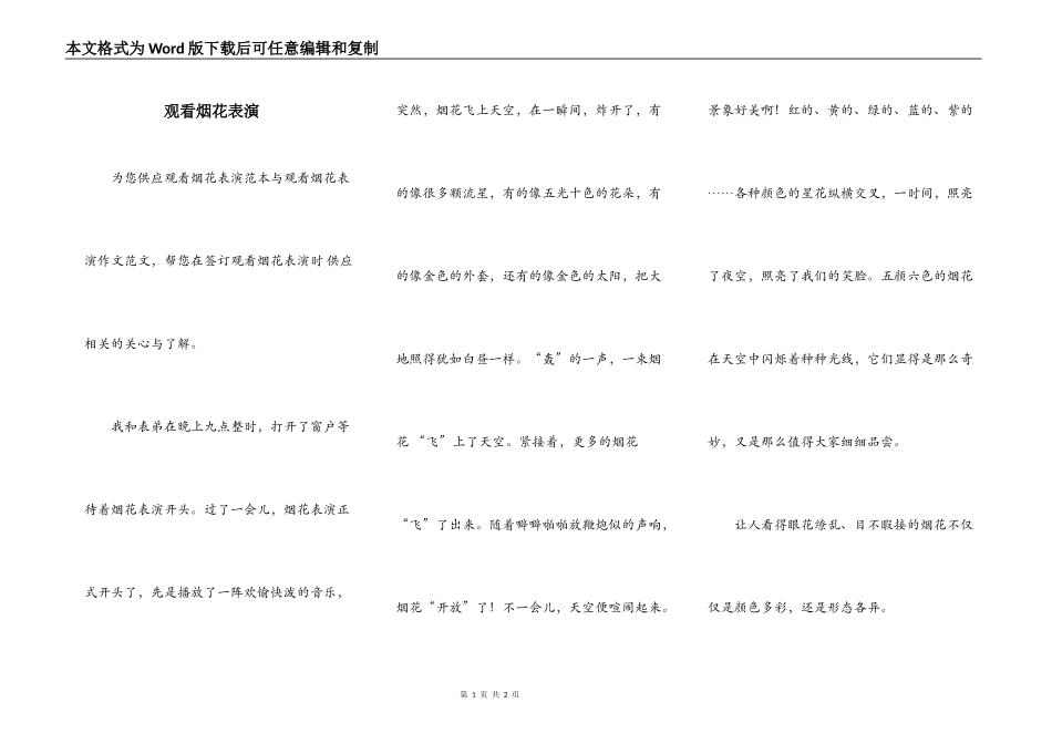 观看烟花表演_第1页