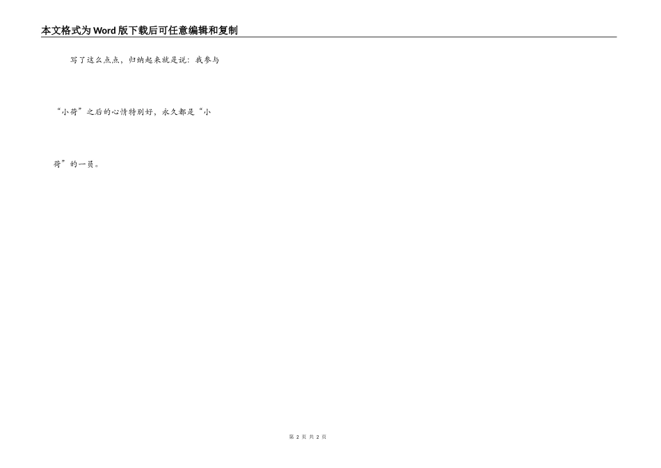 参加“小荷作文网”的喜悦_第2页