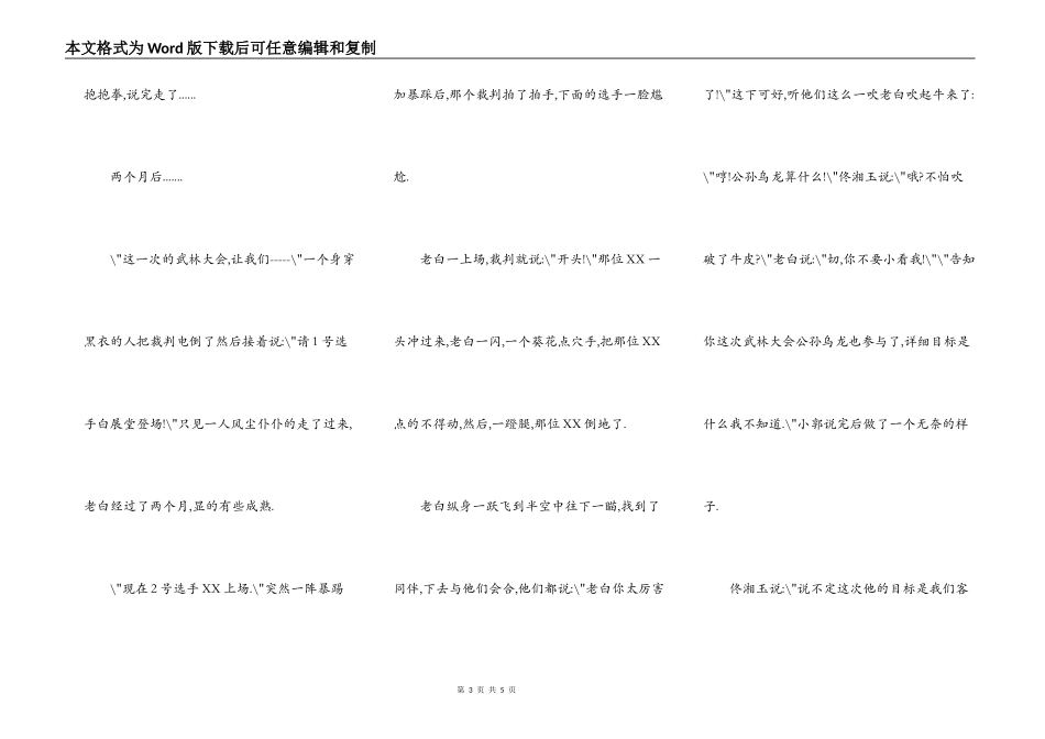 武林外传之大战公孙乌龙(上)_第3页
