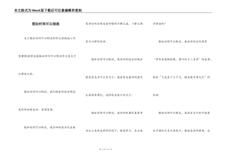 假如时间可以倒流