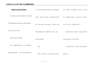 借条范本(适用民间借贷)