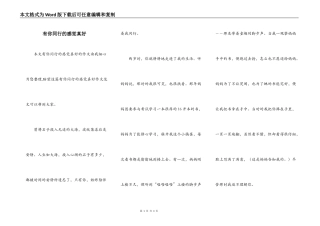 有你同行的感觉真好