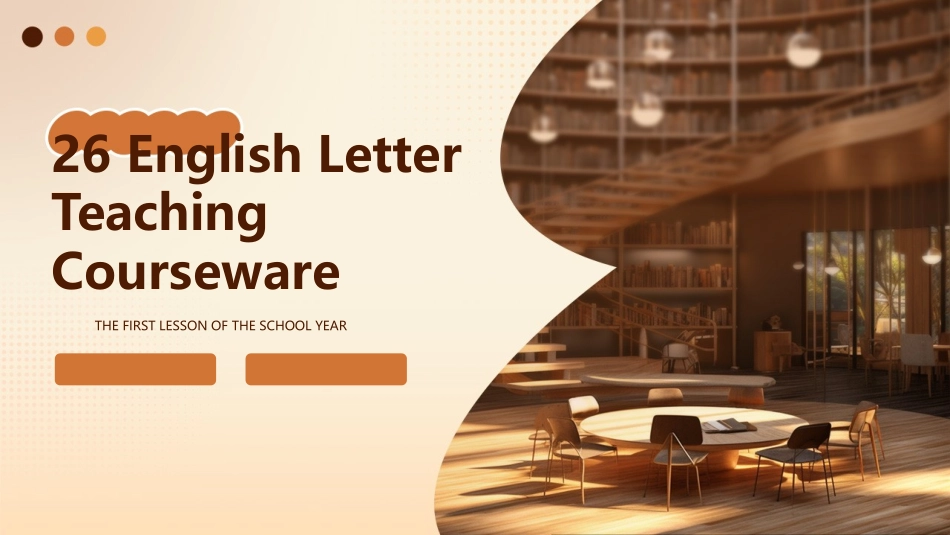 26 English Letter Teaching Courseware_第1页