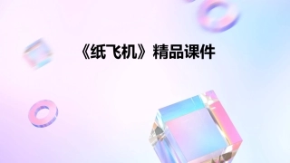 《纸飞机》精品课件