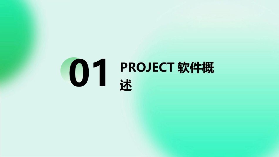 PROJECT软件使用教程培训课件_第3页