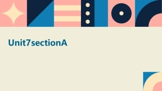 Unit7sectionA