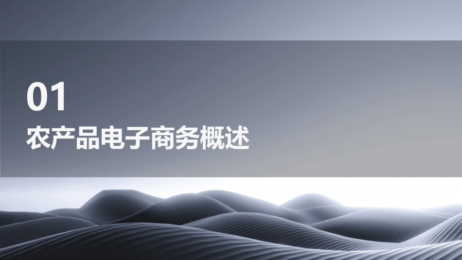农产品电子商务实务PPT全套教学课件_第3页