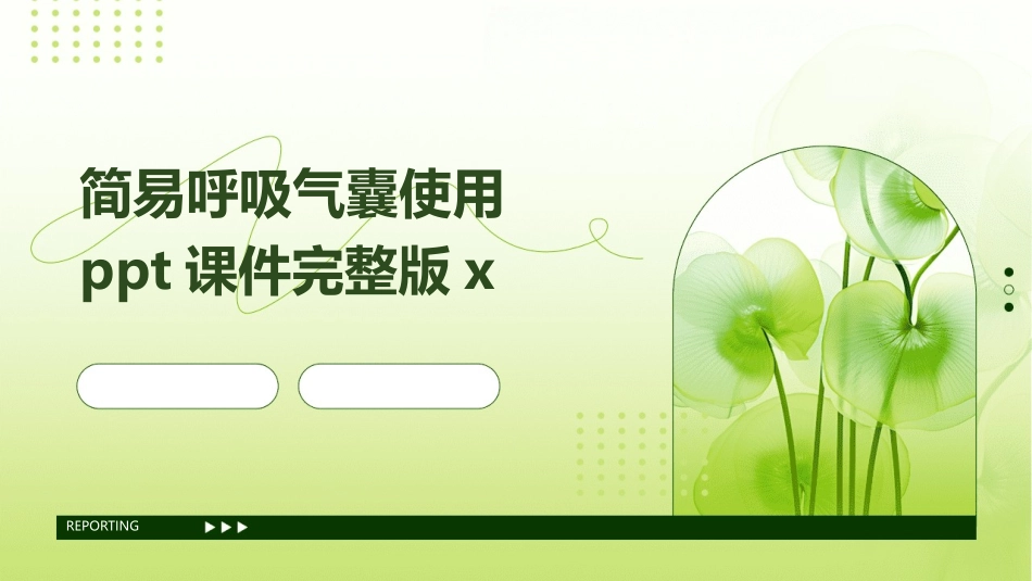 简易呼吸气囊使用ppt课件完整版x_第1页