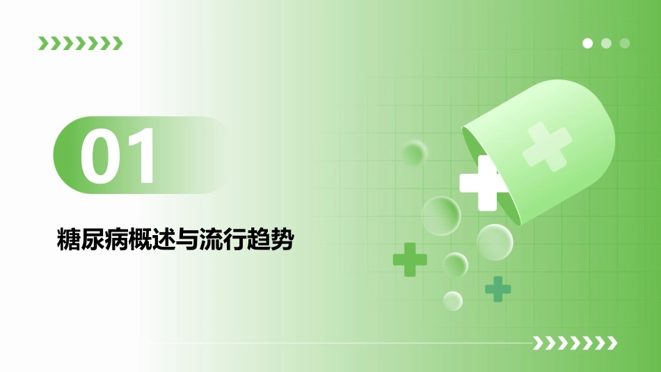 2024糖尿病PPT创意清新医疗教学通用_第3页