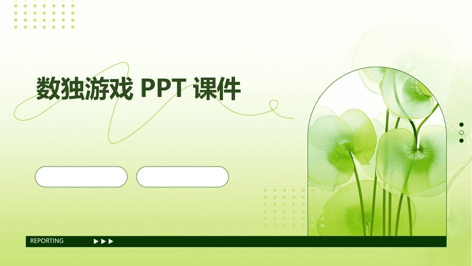 数独游戏PPT课件_第1页