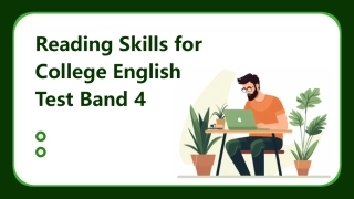 Reading Skills for College English Test Band 4