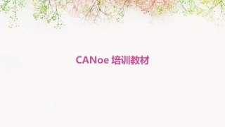 CANoe培训教材