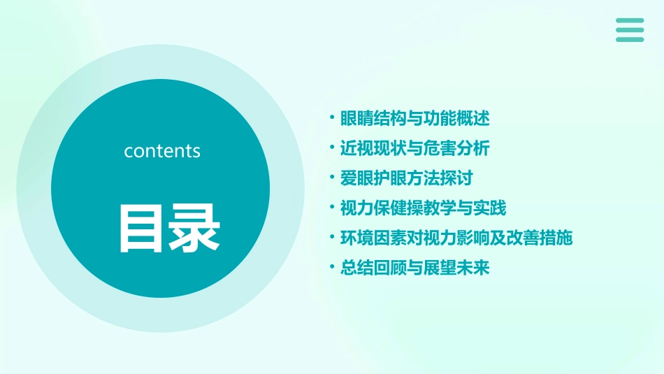 爱眼护眼保护视力ppt课件_第2页