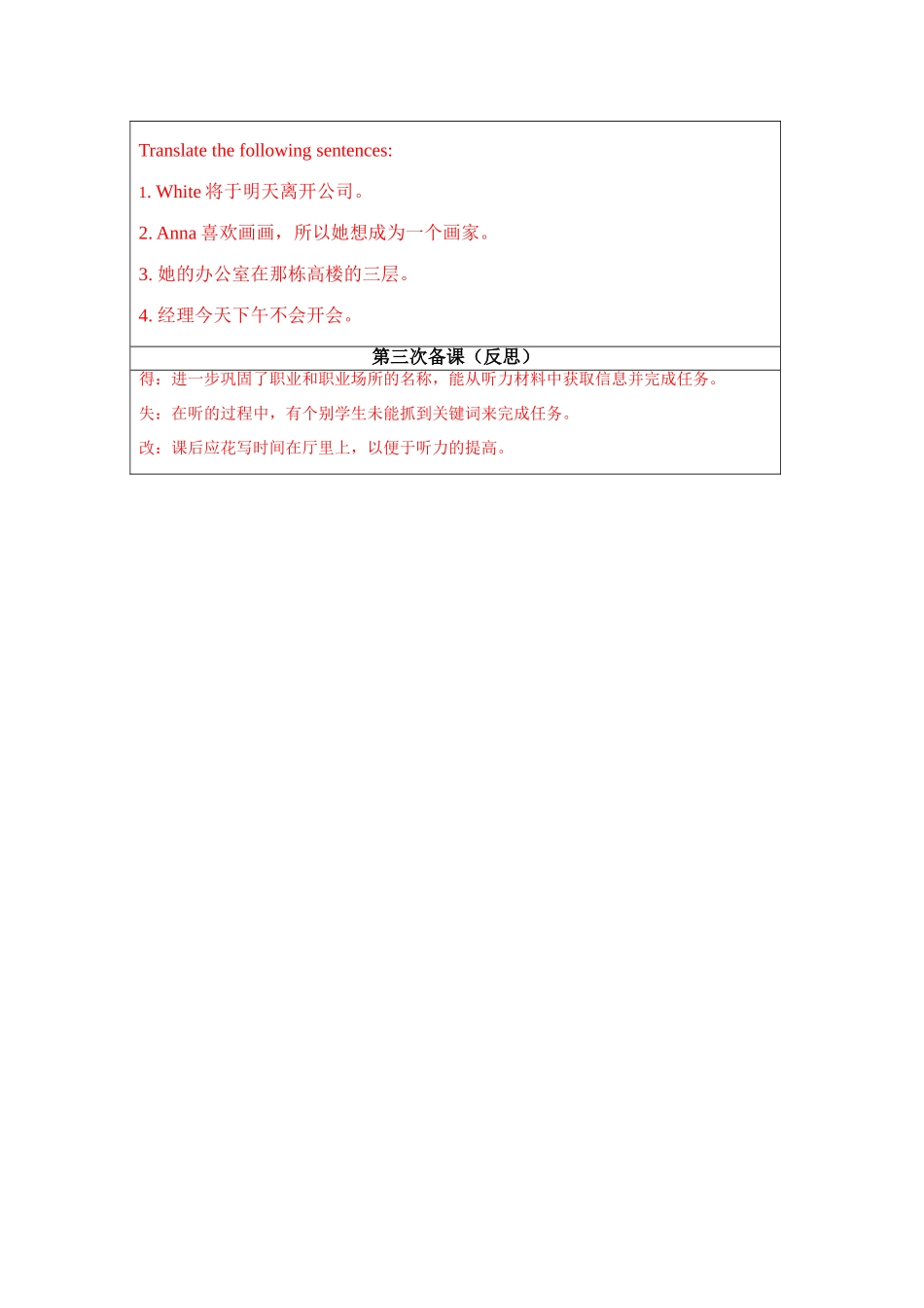 7B Unit 2Integrated skills 英语课程教学设计_第3页