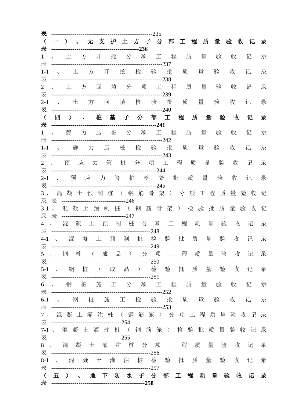 地基与基础分部工程质量验收记录表_第3页