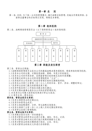 公司全员绩效考核方案