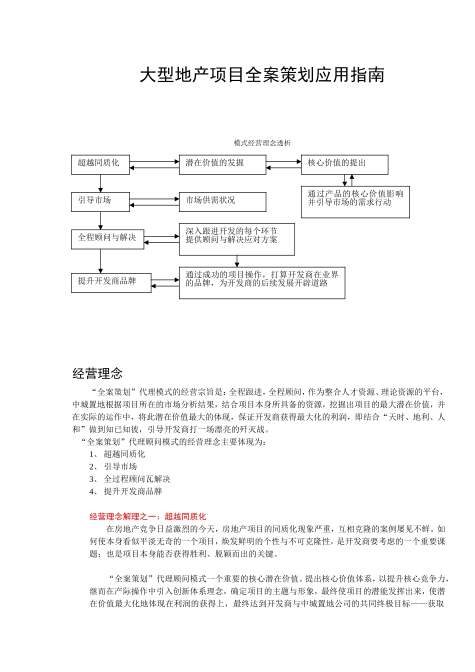 大型地产项目全案策划应用指南_第1页