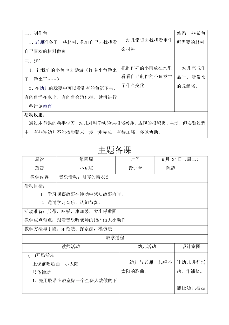 科学：小鱼游游 教学设计_第2页