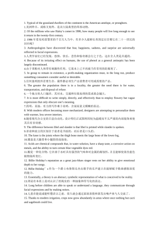 美洲羚羊，或称叉角羚英语翻译