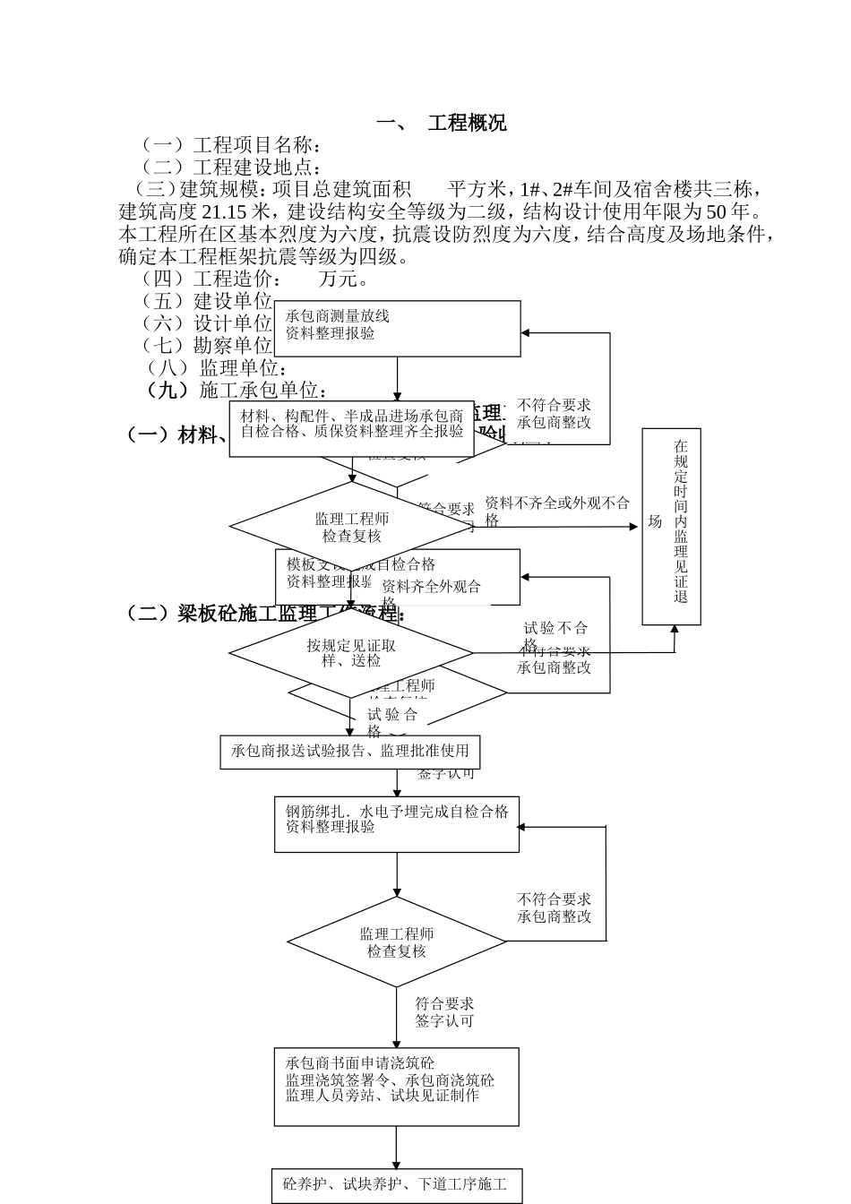 间及宿舍楼共三栋楼施工组织设计_第1页